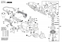 Bosch 3 601 H84 181 GWS 24-230 H Angle Grinder Spare Parts